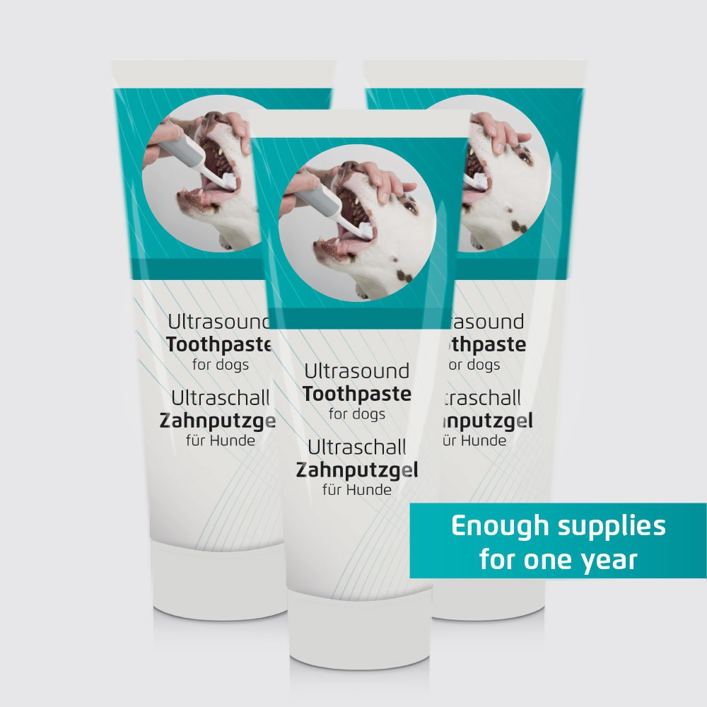 3 tubes of Mira-Pet Toothpaste Gel for Dogs